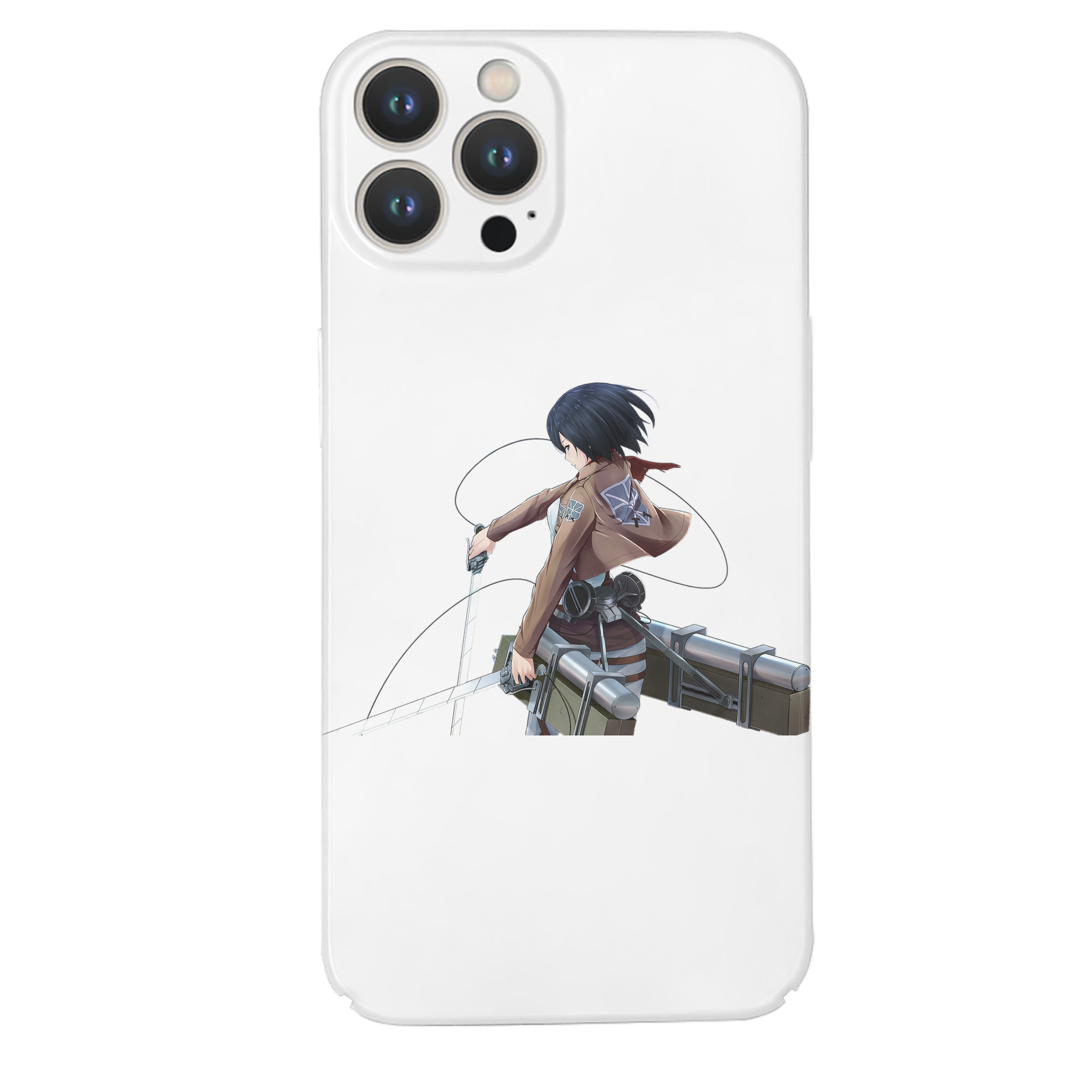 （画像用） 進撃の巨人 ミカサ·アッカーマン Attack on Titan Mikasa Ackerman 【iPhone 14シリーズ対応】ハードケース